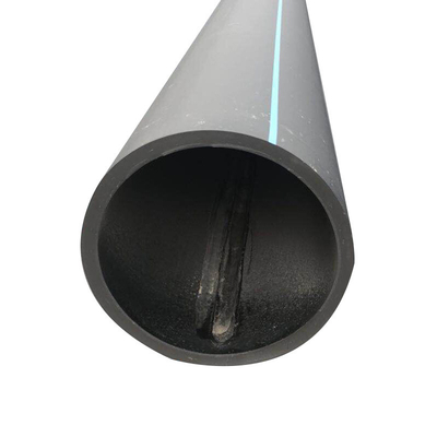 Черная пластиковая водопроводная труба Hdpe Водоснабжение Полиэтиленовая канализационная труба высокой плотности