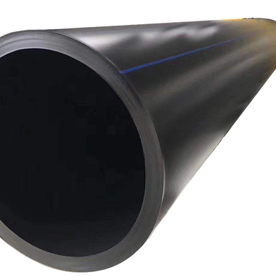 Черная пластиковая водопроводная труба Hdpe Водоснабжение Полиэтиленовая канализационная труба высокой плотности