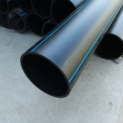Труба водопровода 40 HDPE диверсии 50 63mm DIY труба полива черноты 1 дюйма