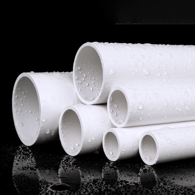 Не белизна трубы дренажа PVC дренажа нечистот питьевой воды хорошего качества