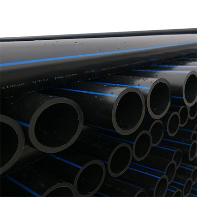 Трубки Pn16 трубы 180mm полива водоснабжения HDPE Pe100 пластиковые