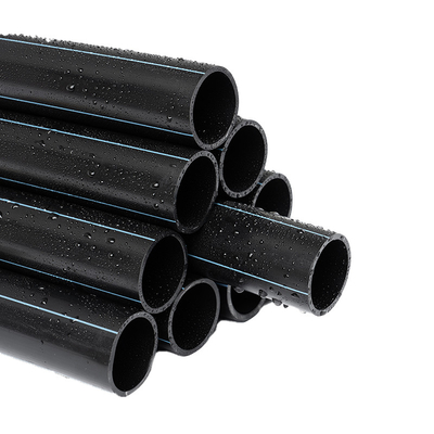 подгонянная чернота трубопровода толщины трубы водоснабжения ХДПЭ 8инч Пе100 пластиковая