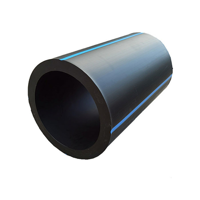 Черная труба водоснабжения HDPE цвета ISO9001 PE100 DN160mm