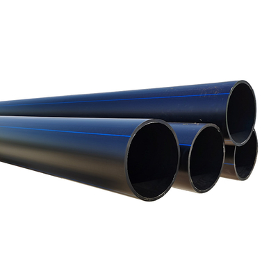 Черная пластиковая труба водоснабжения Hdpe для транспортировать воду DN20mm