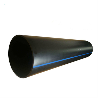 Дренаж черное DN20mm полива трубы водоснабжения HDPE 8 дюймов диаметра
