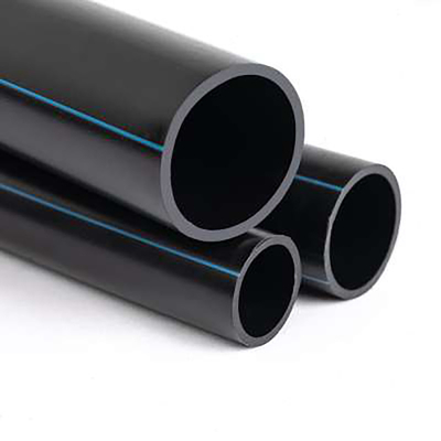 Полиэтилен высокой плотности черноты трубы нечистот водоснабжения HDPE ISO9001 пластиковый