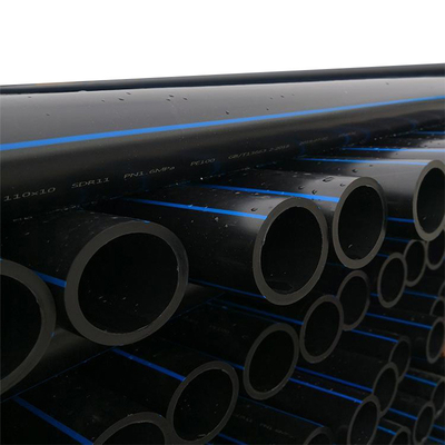 Черная труба Rolls полива pe трубы водоснабжения большого диаметра трубы HDPE PE100