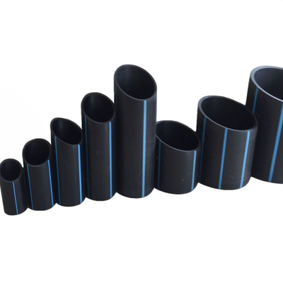 Черная труба водопровода HDPE большого диаметра 300mm трубы сырья Pe100 цвета