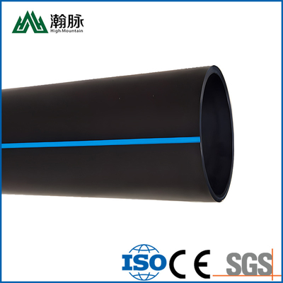 Черный PE100 HDPE водопровод SN8 200 мм 300 мм 400 мм для системы дренажа