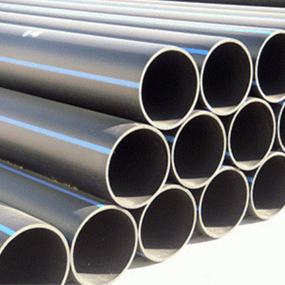 PE100 Черно-синие полосатые водопроводные трубы из HDPE с коррозионной стойкостью