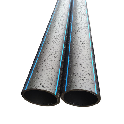 Противокоррозионные черно-синие водопроводные трубы из HDPE