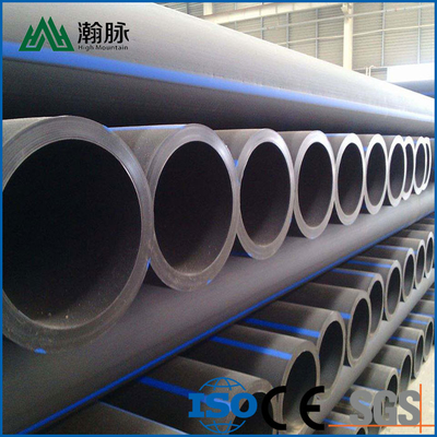PE Hdpe Водяная труба / Pe Водяная труба в черном Размеры на заказ ISO сертифицированный