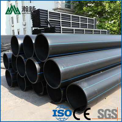 DN16mm-1800mm Hdpe трубы Pe трубы сертифицированы по ISO9001 в синем или черном