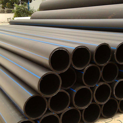 PE Hdpe Водяная труба / Pe Водяная труба в черном Размеры на заказ ISO сертифицированный
