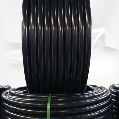 Прочные черные трубы водоснабжения и водоотведения из HDPE