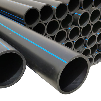ДН16-1800 HDPE пластиковые трубы для водоснабжения с устойчивыми к коррозии полиэтиленовыми дренажными трубами