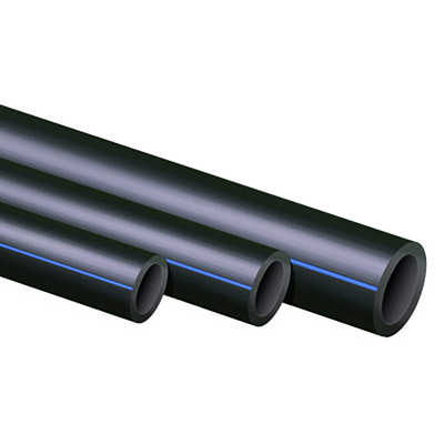 Противокоррозионные трубы водоснабжения из HDPE DN16mm-1800mm Синий или черный с синей полосой