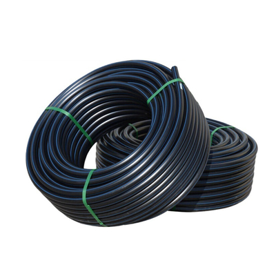Противокоррозионные трубы водоснабжения из HDPE DN16mm-1800mm Синий или черный с синей полосой