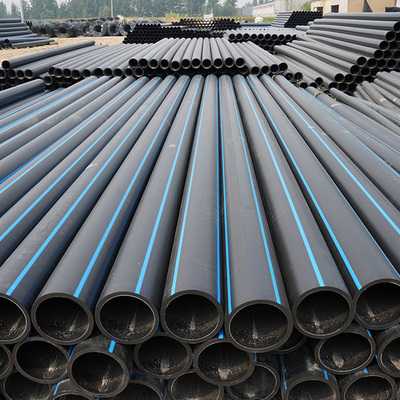 Настраиваемые трубы водоснабжения из HDPE с длиной, соответствующей требованиям клиента DN16mm-1800mm 2.3mm-117.6mm
