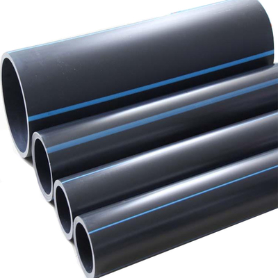 Водоснабжение HDPE водопроводные трубы с хорошей устойчивостью к ударам и сертификацией ISO4427/4437