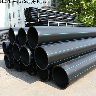 HDPE водопроводные трубы, не просачивающиеся, устойчивые к ультрафиолету и заморозкам, сертифицированные NSF ISO, размеры 20-1200 мм, быстрая установка