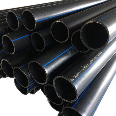 Высокая устойчивость к ударам и отличная устойчивость к коррозии HDPE трубы водоснабжения в черном материале
