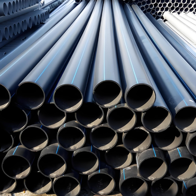 Сертификация ISO9001 для труб водоснабжения из HDPE коррозионностойкие черные
