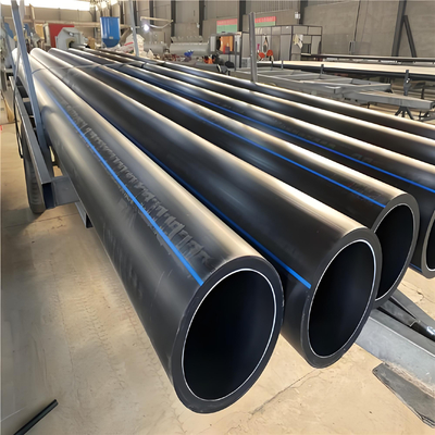 Черные пластиковые трубы из полиэтилена высокой плотности (HDPE) для водоснабжения