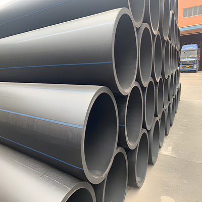 Черные пластиковые трубы из полиэтилена высокой плотности (HDPE) для водоснабжения