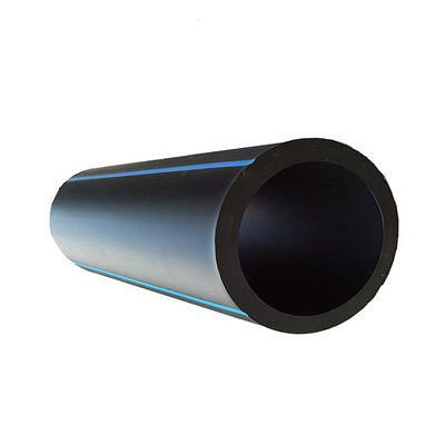 Горячий расплавьте черные трубу дренажа стены PE 100 полиэтилена труб водоснабжения HDPE твердую